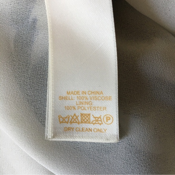 KATE SPADE dress low back open back abstract black white watercolor print sz 2​ - Picture 14 of 15